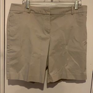 Talbots light khaki shorts